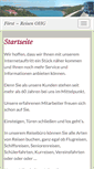 Mobile Screenshot of foerst-reisen.de