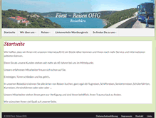 Tablet Screenshot of foerst-reisen.de